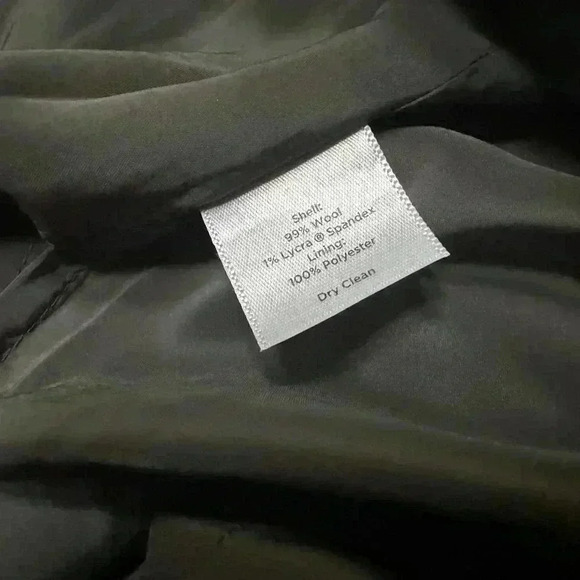 NEW Talbots Petite Wool Pencil Skirt 14P Grey w/ Back Ruffle Professional Office - Picture 4 of 6